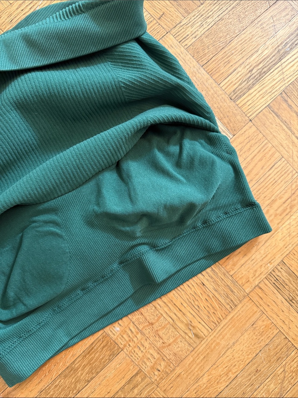 Wilson Ribbed Racerback Crop Tank - Teal - Picture 3 of 4